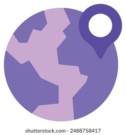 Icono de destino para Web, App, infografía, etc