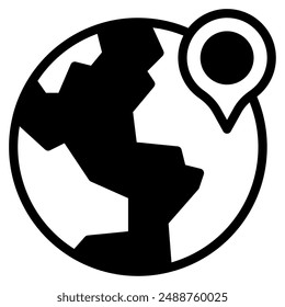 Destination icon for web, app, infographic, etc