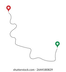 Conjunto de ícones do local de destino. Contendo mapa, pino do mapa, gps, destino, direções, distância, lugar. Localização pin ícone definir ponteiro marcador distância rota endereço comercial destino silhueta.