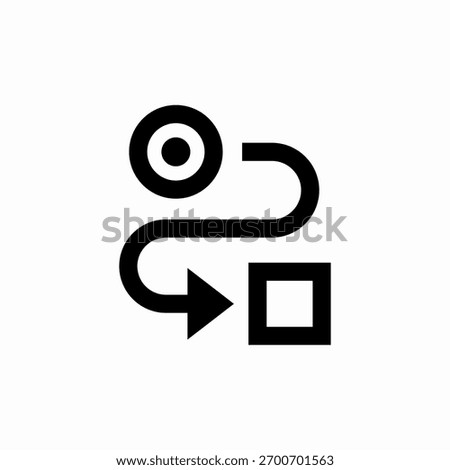 destination path way road taxi icon sign vector