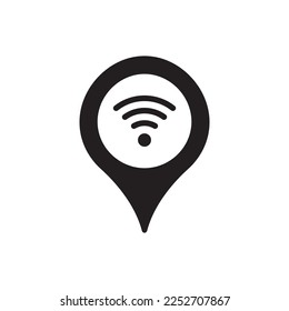 Destination point vector icon. Location in map tag vector sign. Navigation icon. Position mark sign. Geo location point icon. EPS 10 vector flat sign. Geolocation flat symbol.