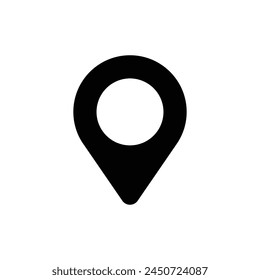 Destination point vector icon. Location in map tag flat sign design. Navigation icon. Position mark sign. Geo location point icon. Geolocation flat symbol pictogram. UX UI location icon