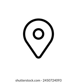 Destination point vector icon. Location in map tag flat sign design. Navigation icon. Position mark sign. Geo location point icon. Geolocation flat symbol pictogram. UX UI location icon