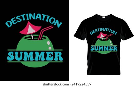 Destination summer t-shirt Design, shirt.