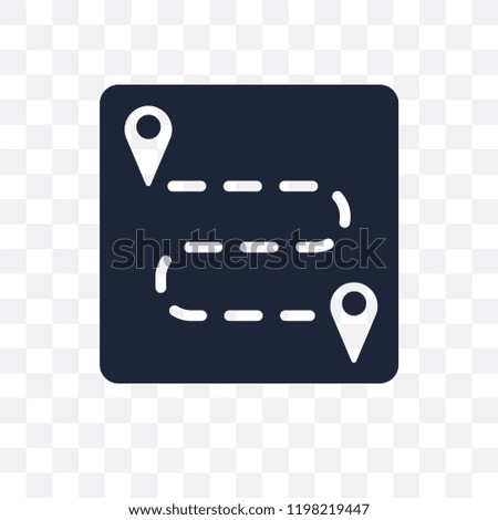 Destination transparent icon. Destination symbol design from Maps and locations collection. Simple element vector illustration on transparent background.