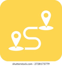 Ilustração de design de ícone de vetor de destino