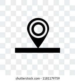 Destination vector icon isolated on transparent background, Destination logo concept