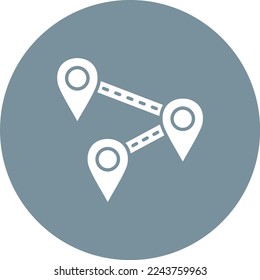 Destinations vector icon. Can be used for printing, mobile and web applications.