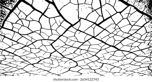 Destroyed and Aged Wall Texture with Cracks and Peeling Details – Ideal for Vintage, Horror, or Urban Themed Artwork