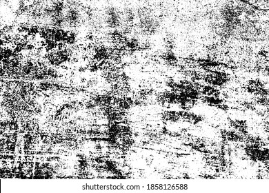 Destroyed crumbled plaster on aged painted brushed surface. Shabby exterior city putty. Rough grunge chipped edges of worn block. Old messy rustic peeling stone. Retro moldy cement slab for 3d design