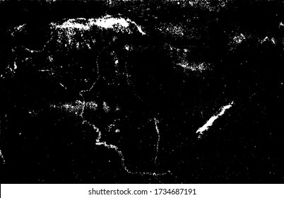 Destroyed dyed plaster mortar. Old wall cellar dungeon fortress. Dirty urban dark exterior facade. Ruined scary structure background.Uneven worn stone texture. Outside spooky black blots for 3d design