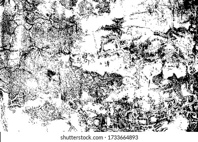 Textura vectorial blanca negra de una vieja pared de plástico. Fondo grueso