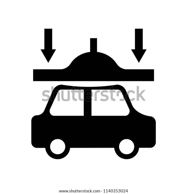 Destroying\
Car icon vector icon. Simple element illustration. Destroying Car\
symbol design. Can be used for web and\
mobile.