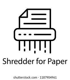 Destroying documents with paper shredder