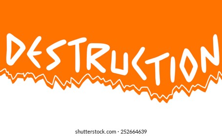 Destruction banner