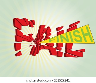 Destructive failure to success.
