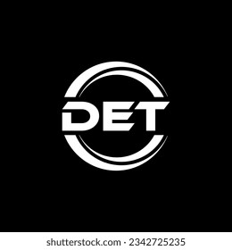 DET Logo Design, Inspiration for a Unique Identity. Modern Elegance and Creative Design. Watermark Your Success with the Striking this Logo.