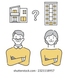 Detached houses and condominiums, senior generation worried about rebuilding purchases