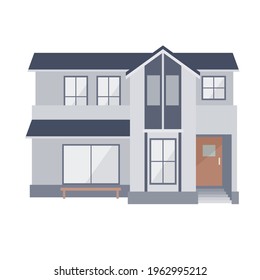 Ilustración house.Vector independiente que es fácil de editar.