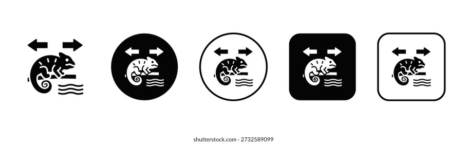 Desanexar Ícone Estilo De Plano De Fundo Branco E Preto