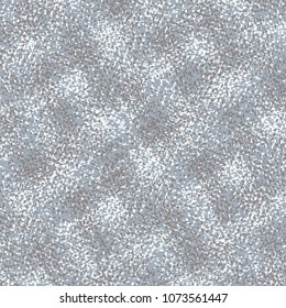 Detail of blanket with a plaid pattern. Background with blurred geometric shapes, colored in white, blue and brown. Vector illustration.