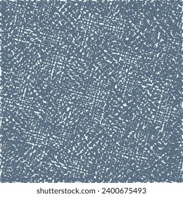Detail, blue mottled blanket with striations, flecks and some geometric elements. Floor carpet texture. Textile fabric background. Seamless pattern.