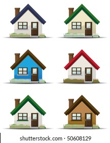 Detail House Icon Set