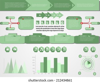 Detail info graphic vector illustration. and Information info Graphic