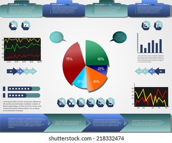 Detail info graphic vector illustration. and Information info Graphic