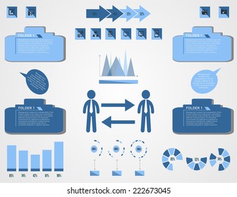 Detail info graphic vector illustration. and Information info Graphic