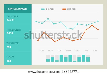 Detail info graphic vector illustration. Information Graphic  Chart