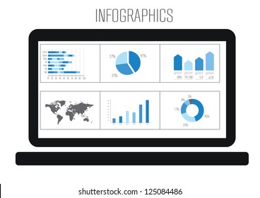 Detail infographic vector illustration