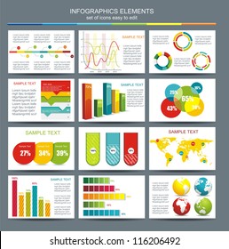 Detail infographic vector illustration. World Map and Information Graphics