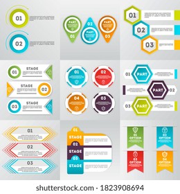 Detail infographic. Vector information graphics. Infographic element isolated kit. Business process and company management presentation template. Editable marketing step, stage, part, option detail