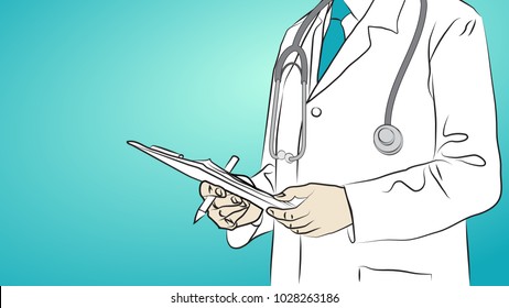 Sketch Doctor Images, Stock Photos & Vectors | Shutterstock