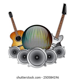 Detail music icon. EPS10 vector
