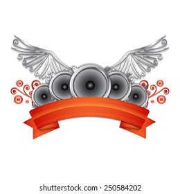 Detail music icon. EPS10 vector