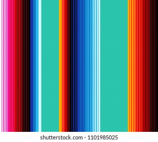 detail seamless background with mexican color. texture pattern for continuous replicate. mexican rug pattern. serape stripes vector