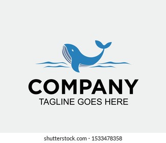 detail and simple whale vector design