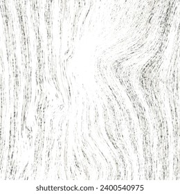Detail, timber texture. Piece of board made of hard wood fiber. Oak plank structure. Vector seamless. Graphics in black and white.