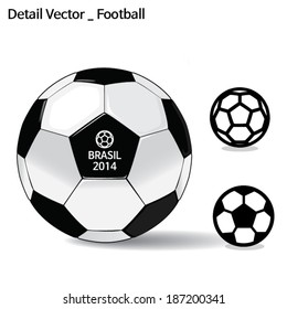 Detail vector - Football