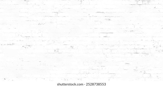 Detail of a white brick wall texture. white brick wall may used as background. light gray shades seamless pattern surface texture background