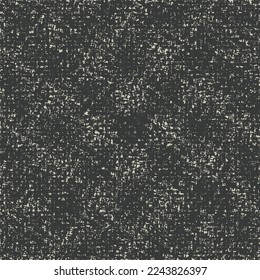 Detail of a worn textile material with a pattern consisting of crossed stripes. Tweed fabric texture. Old wool cloth. Vector seamless.