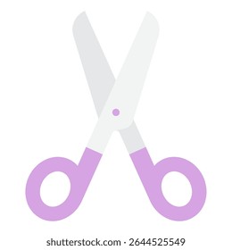 A detailed 3D illustration of modern scissors, ideal for design, craft, and beauty-related promotional content.
