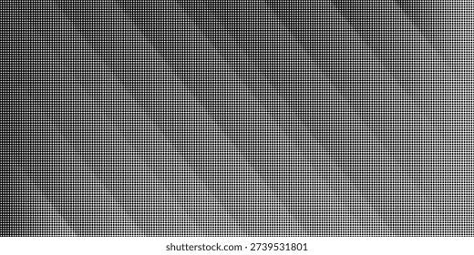 A detailed, abstract background featuring a tightly packed, repeating square grid pattern with a metallic or silver sheen against a dark, gradient background. The texture suggests a technological or i