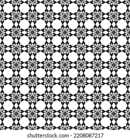 Detailed Abstract geometric monochrome pattern. seamless pattern. Vector floor texture background. 