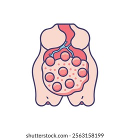 Detailed Adipose Tissue Anatomy Representation