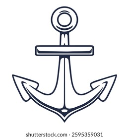 A detailed anchor design displayed prominently. This artwork symbolizes stability strength and maritime themes often associated with hope and perseverance in challenging waters.