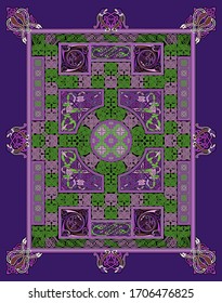 Detailed Ancient Celtic vector pattern