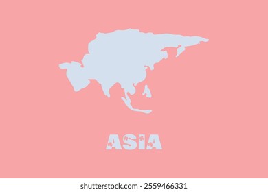 Detailed Asia Map with Countries and Borders